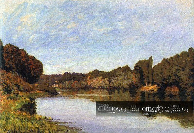 The Seine at Bougival, Sisley
