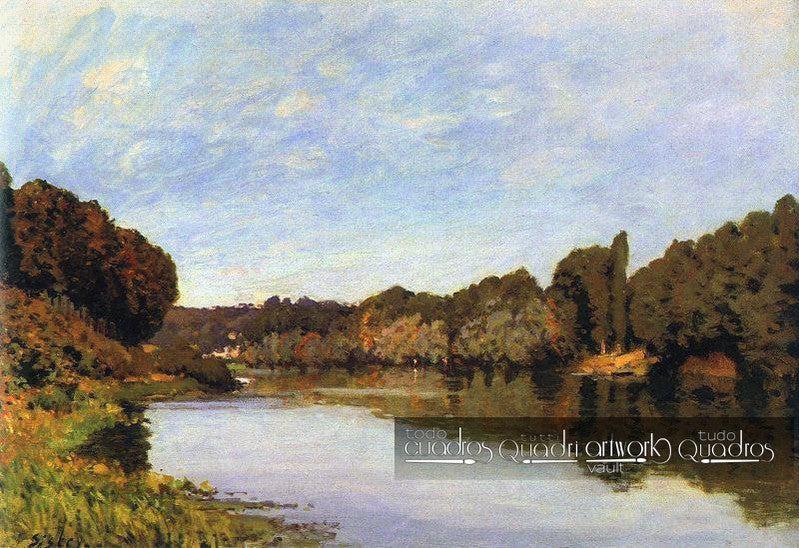 The Seine at Bougival, Sisley