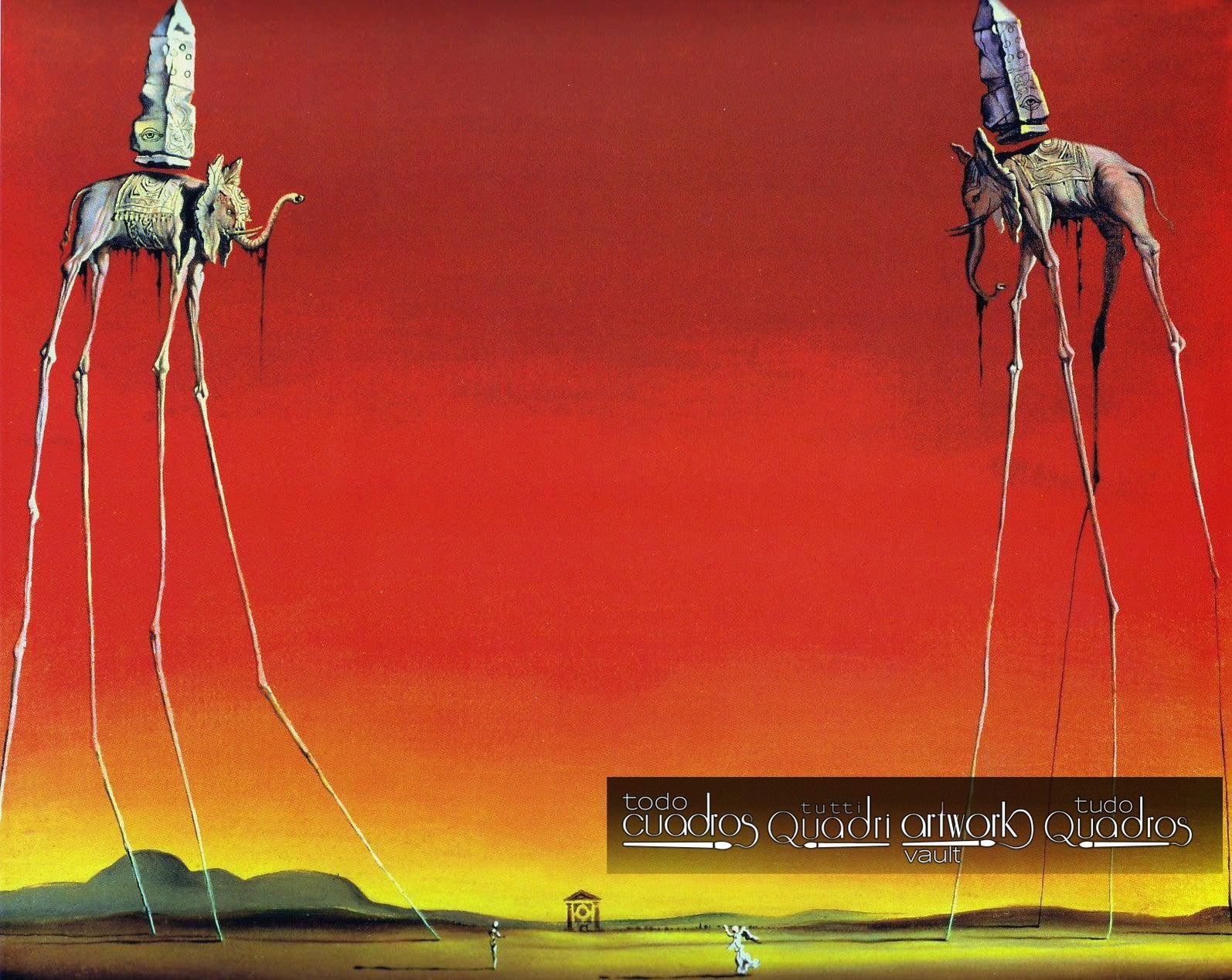 The Elephants, Dalí