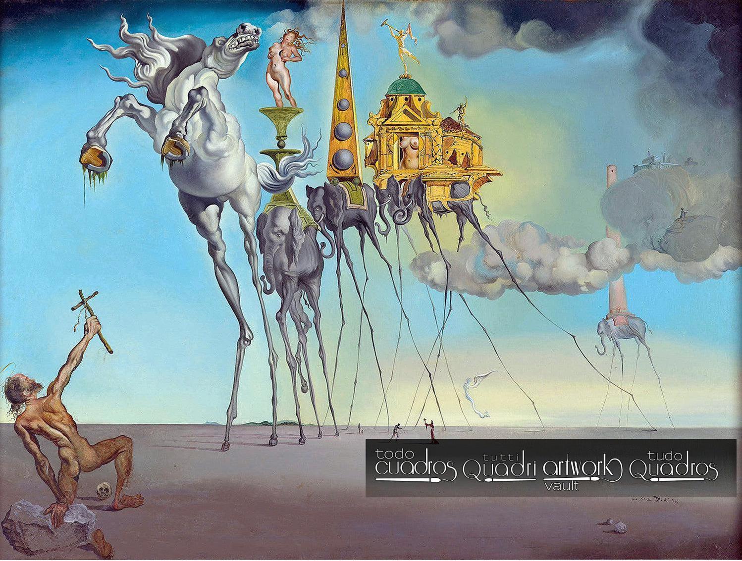 The Temptation of St. Anthony, Dalí