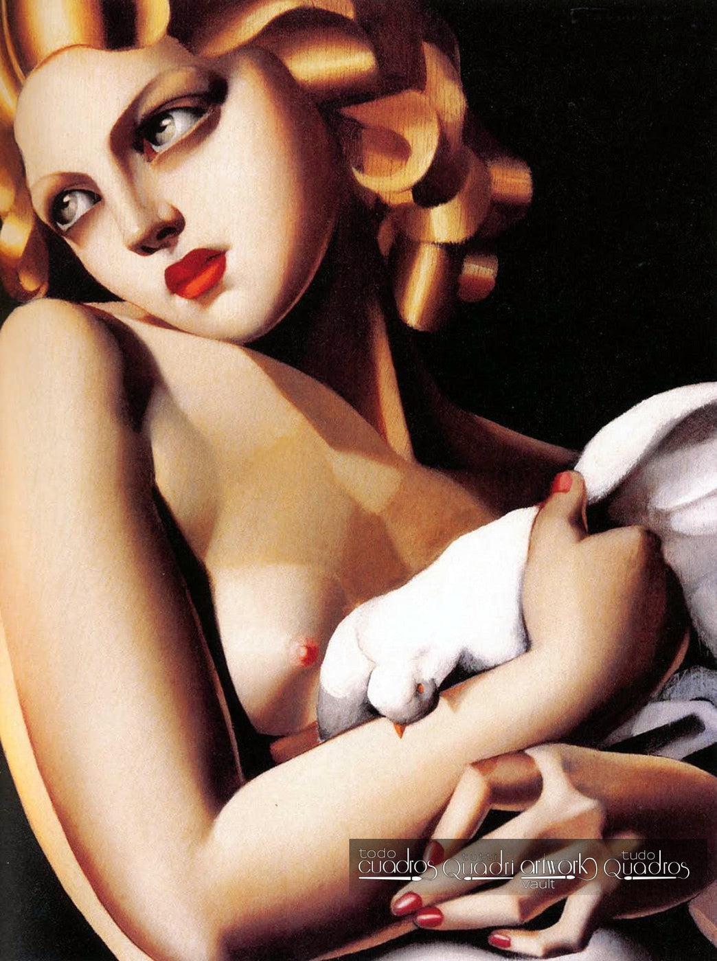 Woman with Dove, Lempicka