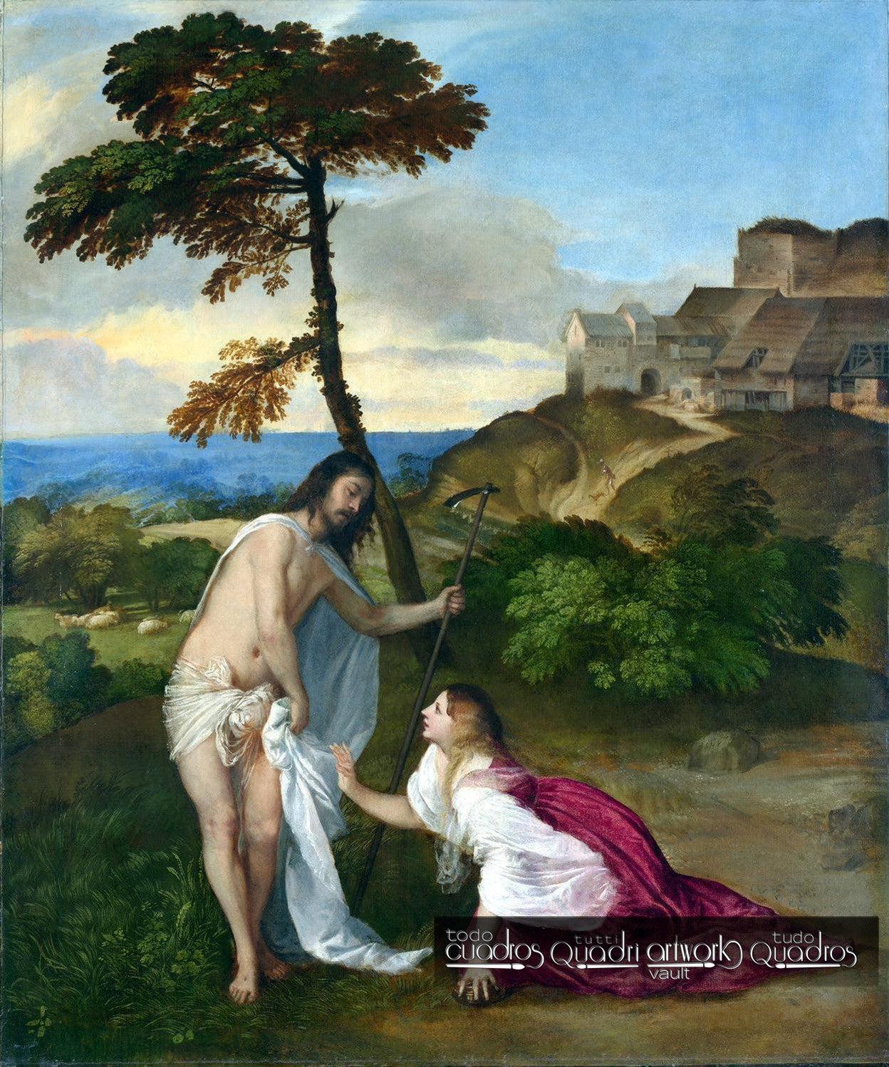 Christ and Mary Magdalene (Noli me tangere), Titian