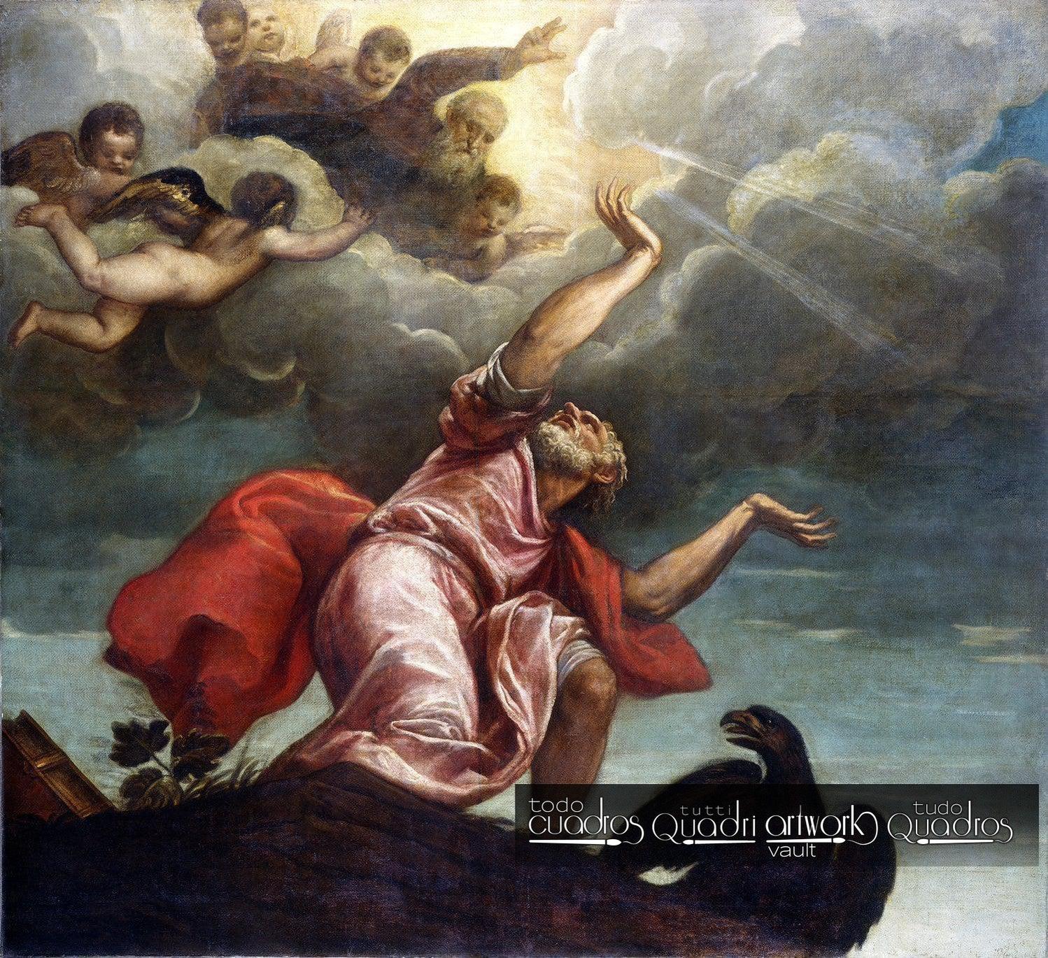 Saint John the Evangelist on Patmos, Titian