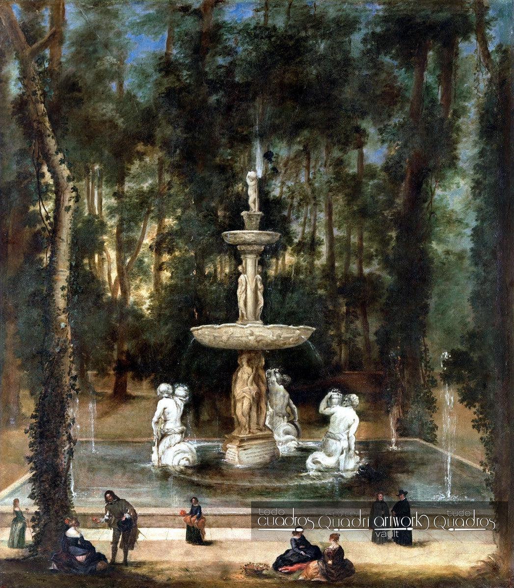 The Fountain of the Tritons in the Island Garden, Aranjuez, Velázquez